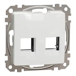 Schneider SEDNA 2xRJ45 adapter, RDM betétekhez, fehér