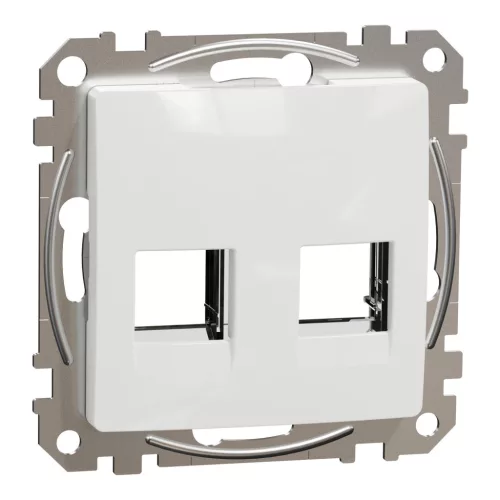 Schneider SEDNA 2xRJ45 adapter, RDM betétekhez, fehér