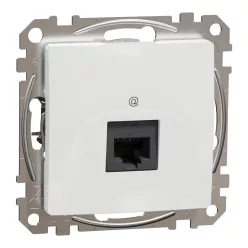 Schneider SEDNA 1xRJ45 Cat5e UTP aljzat, fehér