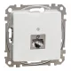 Schneider SEDNA 1xRJ45 Cat6 STP aljzat, fehér