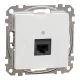 Schneider SEDNA 1xRJ45 Cat6A UTP aljzat, fehér