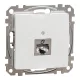 Schneider SEDNA 1xRJ45 Cat6A STP aljzat, fehér