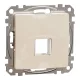 Schneider SEDNA 1xRJ45 adapter, Keystone betétekhez, bézs