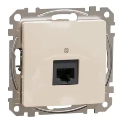 Schneider SEDNA 1xRJ45 Cat5e UTP aljzat, bézs