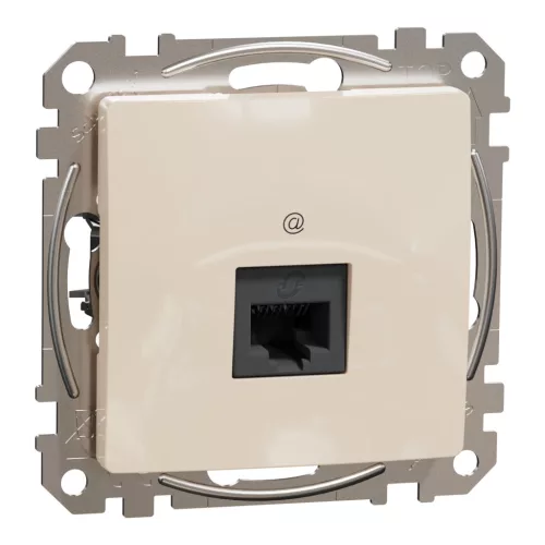 Schneider SEDNA 1xRJ45 Cat5e UTP aljzat, bézs