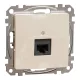 Schneider SEDNA 1xRJ45 Cat5e UTP aljzat, bézs