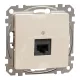 Schneider SEDNA 1xRJ45 Cat6 UTP aljzat, bézs