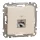 Schneider SEDNA 1xRJ45 Cat6 STP aljzat, bézs