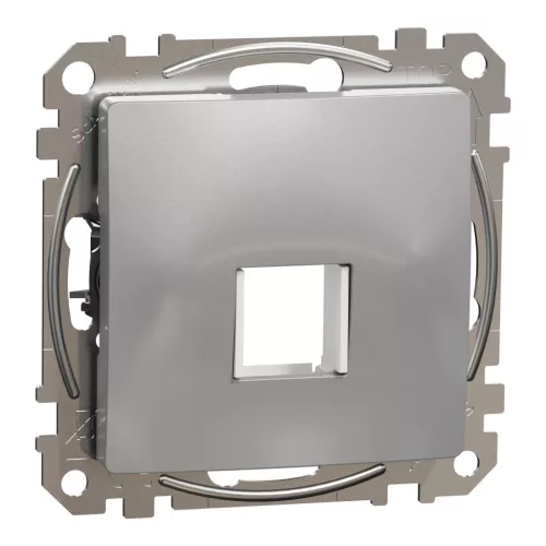 Schneider SEDNA 1xRJ45 adapter, Keystone betétekhez, alumínium