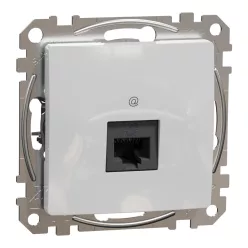 Schneider SEDNA 1xRJ45 Cat5e UTP aljzat, alumínium