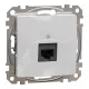Schneider SEDNA 1xRJ45 Cat5e UTP aljzat, alumínium