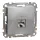 Schneider SEDNA 1xRJ45 Cat6 STP aljzat, alumínium