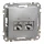 Schneider SEDNA 2xRJ45 Cat6 STP aljzat, alumínium
