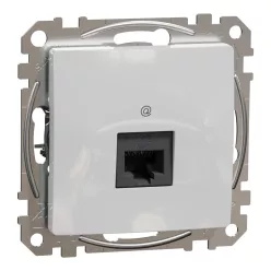 Schneider SEDNA 1xRJ45 Cat6A UTP aljzat, alumínium