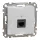 Schneider SEDNA 1xRJ45 Cat6A UTP aljzat, alumínium