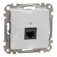 Schneider SEDNA 1xRJ45 Cat6A UTP aljzat, alumínium