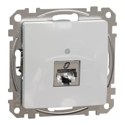 Schneider SEDNA 1xRJ45 Cat6A STP aljzat, alumínium