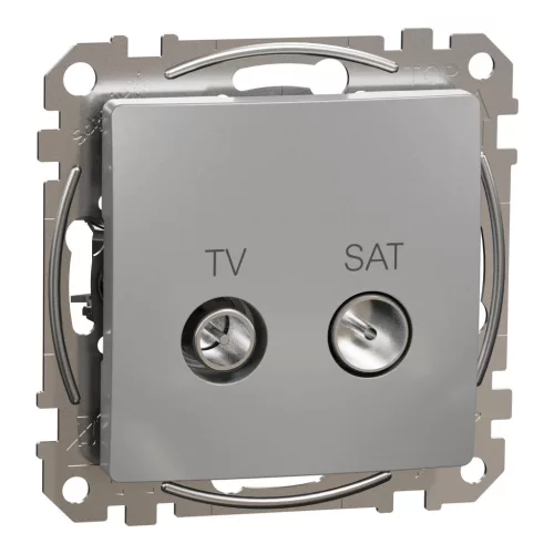 Schneider SEDNA TV/SAT aljzat, végzáró, 4 dB, alumínium
