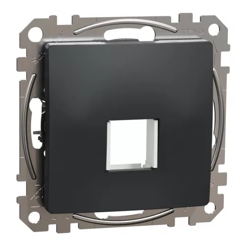 Schneider SEDNA 1xRJ45 adapter, Keystone betétekhez, antracit
