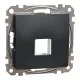 Schneider SEDNA 1xRJ45 adapter, Keystone betétekhez, antracit