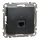 Schneider SEDNA 1xRJ45 Cat5e UTP aljzat, antracit