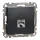Schneider SEDNA 1xRJ45 Cat6 STP aljzat, antracit