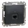 Schneider SEDNA 1xRJ45 Cat6A UTP aljzat, antracit