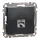 Schneider SEDNA 1xRJ45 Cat6A STP aljzat, antracit