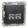 Schneider SEDNA 2xRJ45 Cat6A STP aljzat, antracit