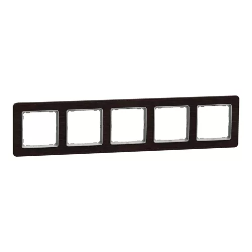 Schneider SEDNA ELEMENTS Ötös keret, univerzális, wenge