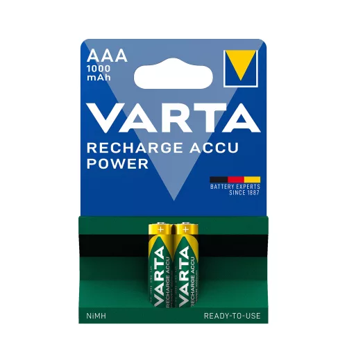 VARTA Akkumulátor POWER R2U Mikro 1000mAh AAA B2