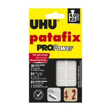 UHU Patafix / Gyurmaragasztó Pro Power Ragasztópárnák, 21 db