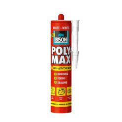   BISON Poly Max Expressz Fehér Tömítő, SM Polymer Ragasztó, 425g