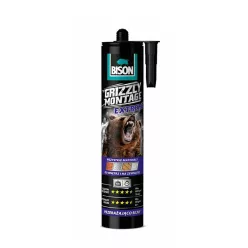 BISON Grizzly Extrém Erős Szerelési Ragasztó, 435g