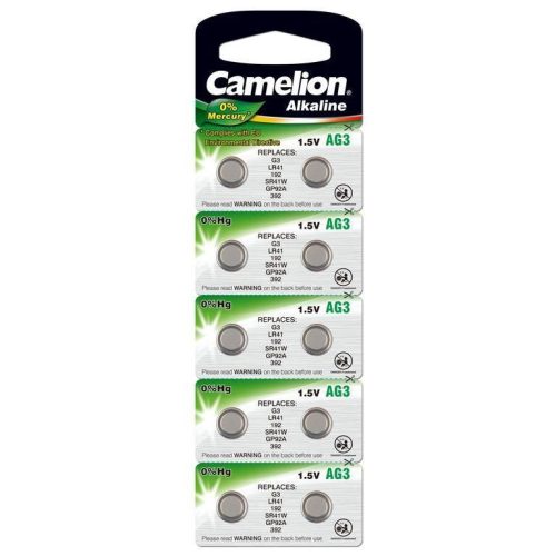 Camelion Gombelem Alkáli AG3 / LR41 / LR736 / 392 B10