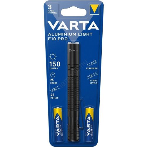 VARTA Elemlámpa Alumínium F10 PRO (2xAAA) (150 lumen)