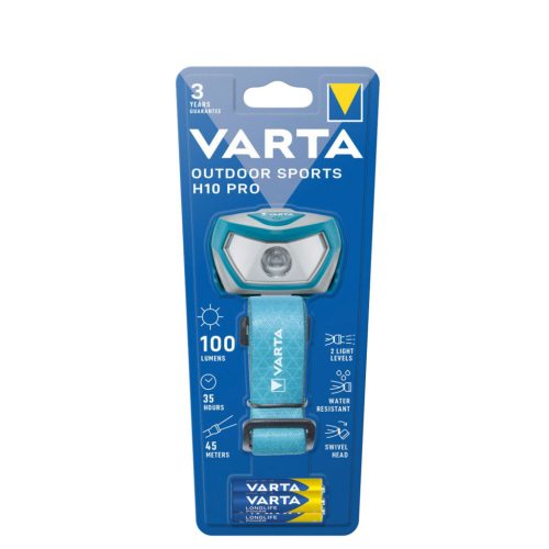 VARTA Fejlámpa Outdoor Sports H10 PRO (+3AAA) (100 lumen)