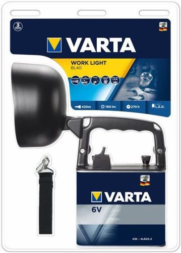 VARTA Work Light LED Elemlámpa BL40 (+4LR25-2) (300 lumen)