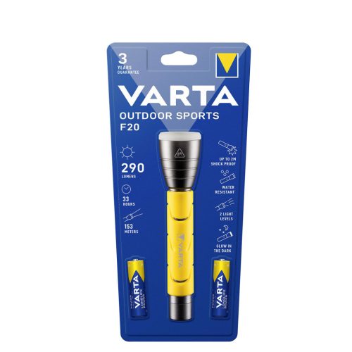 VARTA Elemlámpa Outdoor Sports F20 (+2AA) (290 lumen)