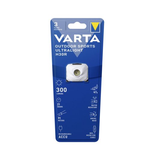 VARTA Fejlámpa Outdoor Sports (akkumulátoros) (300 lumen)
