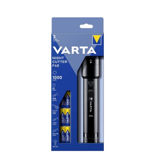 VARTA Elemlámpa Night Cutter F40 LED (+6xAA) (1000 lumen)