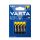VARTA Superlife Zinc Féltartós Mikró Elem AAA B4