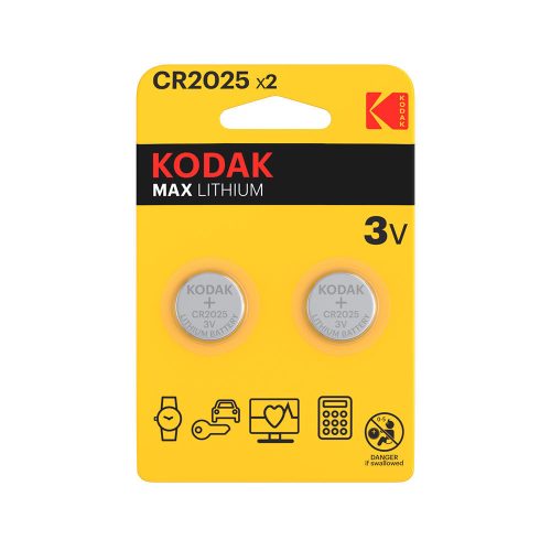 Kodak Ultra Lithium Gombelem CR2025 (3V) B2
