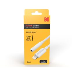   Kodak Adapterkábel Apple Eszközökhöz AUX - Lightning 12cm