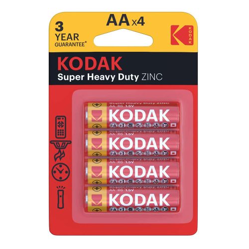 Kodak Extra Zinc Féltartós Ceruza Elem AA (1,5V) B4