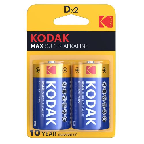 Kodak Max Alkáli Góliát Elem D (1,5V) B2