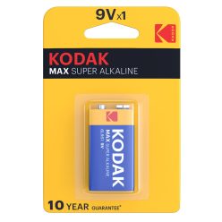 Kodak Max Alkáli Elem 9V B1