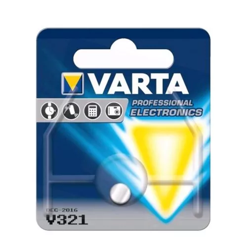 Varta Gombelem Ezüst-Oxid V321