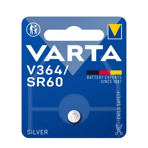 Varta Gombelem Ezüst-Oxid V364