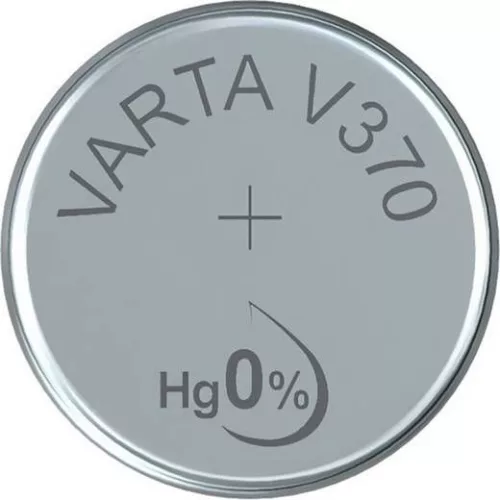 Varta Gombelem Ezüst-Oxid V370